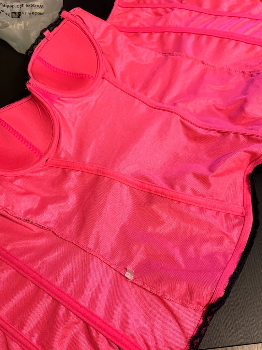 Pink Lace-Trim Bustier Top - Women Intimates - Picture 9 of 9